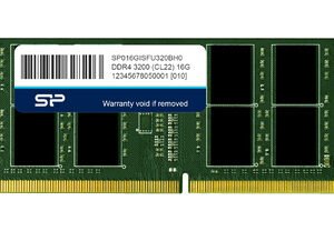 SILICON POWER industrial μνήμη DDR4 SODIMM SP016GISFU320BH0, 16GB, 3200MHz, CL22, -20~95 °C