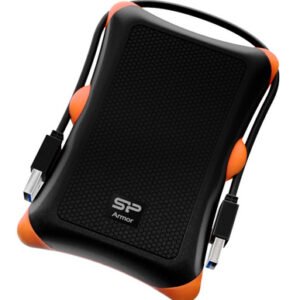 SILICON POWER εξωτερικός HDD Armor A30, 2TB, USB 3.2, μαύρος