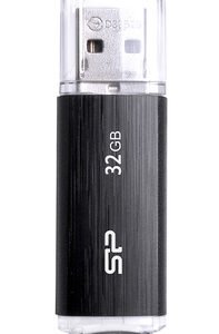 SILICON POWER USB Flash Drive Ultima U02, 32GB, USB 2.0, μαύρο