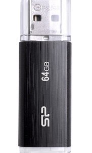 SILICON POWER USB Flash Drive Ultima U02, 64GB, USB 2.0, μαύρο