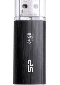 SILICON POWER USB Flash Drive Blaze B02, 64GB, USB 3.2, μαύρο