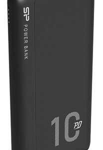 SILICON POWER power bank QP15, 10000mAh, 2x USB & USB Type-C, 3A, μαύρο