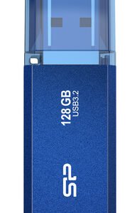 SILICON POWER USB Flash Drive Helios 202, 128GB, USB 3.2, μπλε