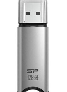 SILICON POWER USB Flash Drive Marvel M02, 128GB, USB 3.2, γκρι