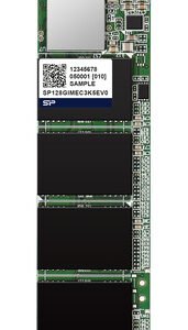 SILICON POWER industrial SSD NVMe PCIe Gen3x4 M.2 2280 MEC3K0E, 128GB, 2.600/2.000MBps, 3D TLC, -20~75 °C