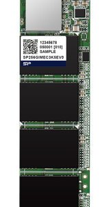 SILICON POWER industrial SSD NVMe PCIe Gen3x4 M.2 2280 MEC3K0E, 256GB, 2.600/2.000MBps, 3D TLC, -20~75 °C