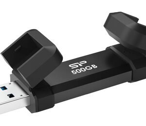 SILICON POWER εξωτερικός SSD Marvel Xtreme DS72, USB-C/USB 3.2, 500GB, μαύρο