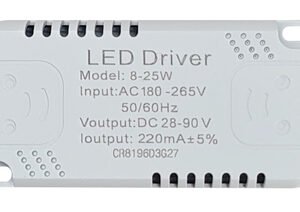 LED Driver SPHLL-DRIVER-011, 8-25W, 1.7x3.6x7cm