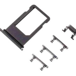 Υποδοχή κάρτας SIM και Side Button για iPhone 8, μαύρο