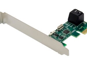 POWERTECH κάρτα επέκτασης PCIe σε 2x SATA 3.0 ST544, ASM1061