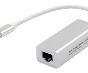 Αντάπτορας δικτύου ST735, USB-C, 1000Mbps Ethernet, ασημί