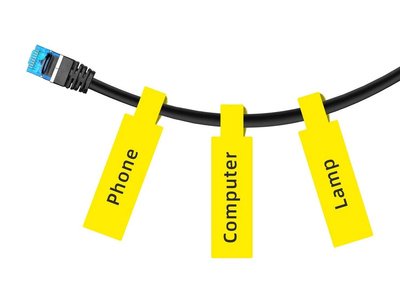 NIIMBOT ρολό θερμικών αυτοκόλλητων ετικετών T12.5X74+35-65-YEL, 12.5x74mm, 65 ετικέτες, κίτρινο - Image 2