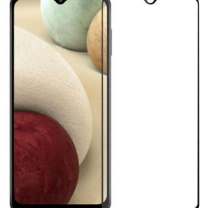 POWERTECH tempered glass 5D, full glue, Samsung A12 2021, μαύρο