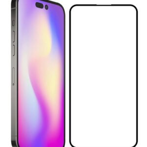 POWERTECH tempered glass 5D TGC-0570, iPhone 14, full glue, μαύρο