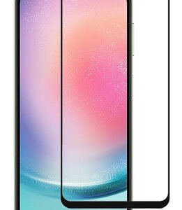 POWERTECH tempered glass 3D TGC-0636, Samsung A24, full glue, μαύρο