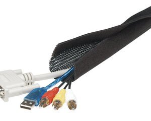 POWERTECH Δεματικό Καλωδίων τύπου Flex Wrap, 1.8m, Black