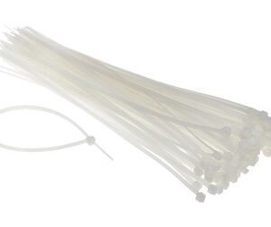 POWERTECH δεματικά καλωδίων TIES-006, 200x7.6mm, λευκά, 100τμχ