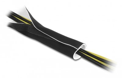 Ταινία νεοπρενίου τύπου Velcro TIES-038, 13.5cm, 3m, μαύρη/λευκή - Image 2