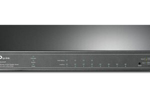 TP-LINK JetStream switch TL-SG2008P, 8-Port Gigabit, 4x PoE+, Ver. 3.0