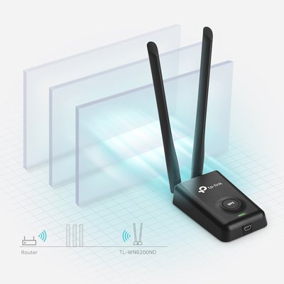 TP-LINK ασύρματος USB αντάπτορας δικτύου TL-WN8200ND, 300Mbps, Ver. 2.0 - Image 5