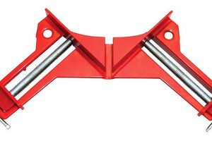 POWERTECH γωνιακός σφιγκτήρας 90° TOOL-0024, 100mm, κόκκινος