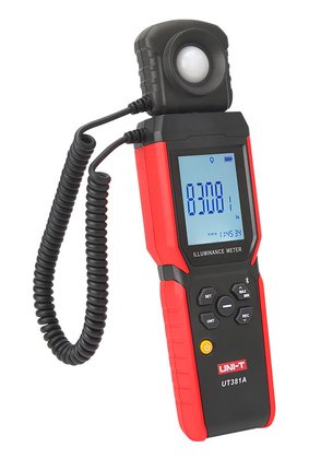 UNI-T ψηφιακό φωτόμετρο UT381A, εύρος μέτρησης έως 400000 Lux, Bluetooth - Image 5