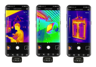 UNI-T συσκευή θερμικής απεικόνισης UTi721M για smartphone, έως 550 °C - Image 3