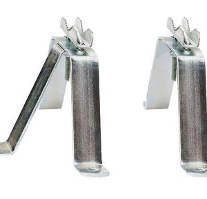 VIKAR Βάση τοίχου 21003 για στήριξη ιστού, ατσάλινη, 15cm, 2τμχ