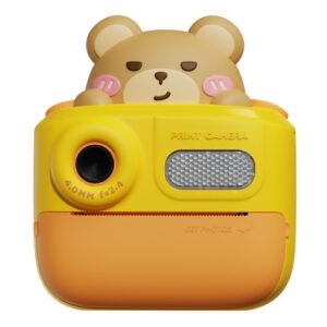 WOWKIDS παιδική φωτογραφική μηχανή K64 με εκτυπωτή, 26MP, 2", κίτρινη