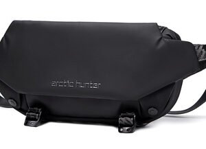 ARCTIC HUNTER τσάντα μέσης YB00047, 2L, μαύρη