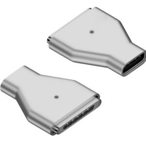 POWERTECH αντάπτορας τροφοδοσίας YX-MS3, USB-C σε Magsafe 3, ασημί