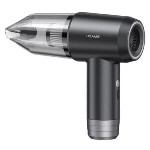 USAMS 2 σε 1 σκουπάκι χειρός & air duster ZB291, 60W, 4000mAh, μαύρο