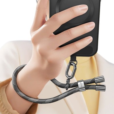 USAMS κορδόνι καρπού για κινητά ZB317, 34cm, universal, μπλε - Image 2