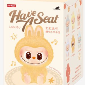 Pop Mart Μπρελόκ Labubu The Monsters Have a Seat Vinyl Plush Single Blind Box (Τυχαία Επιλογή)